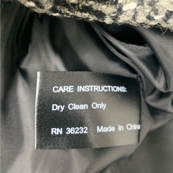 Giacca wool blend coat sz L - Picture 8 of 8